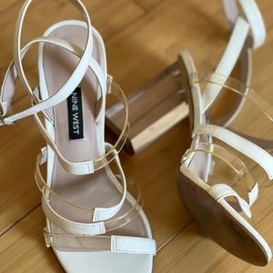 Clear sandals